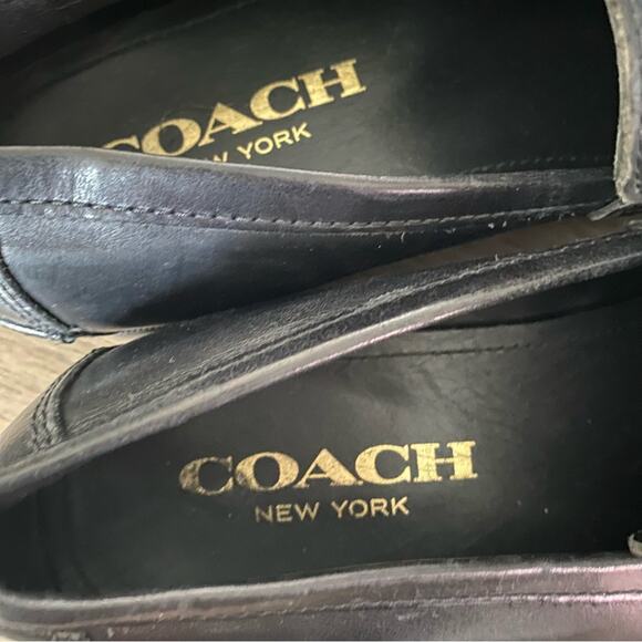 Coach Mens Allen Penny Loafer Black Leather size 8 main image 4